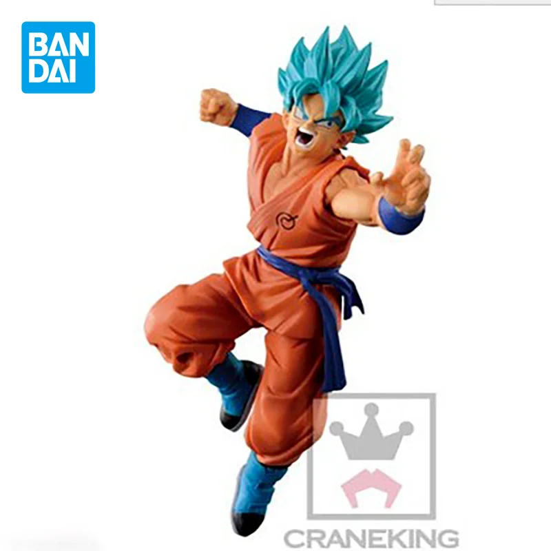 

Bandai Genuine Dragon Ball Anime Figure Son Goku SC Action Figure Dolls Toys for Boys Girl Kids Christmas Gift Collectible Model