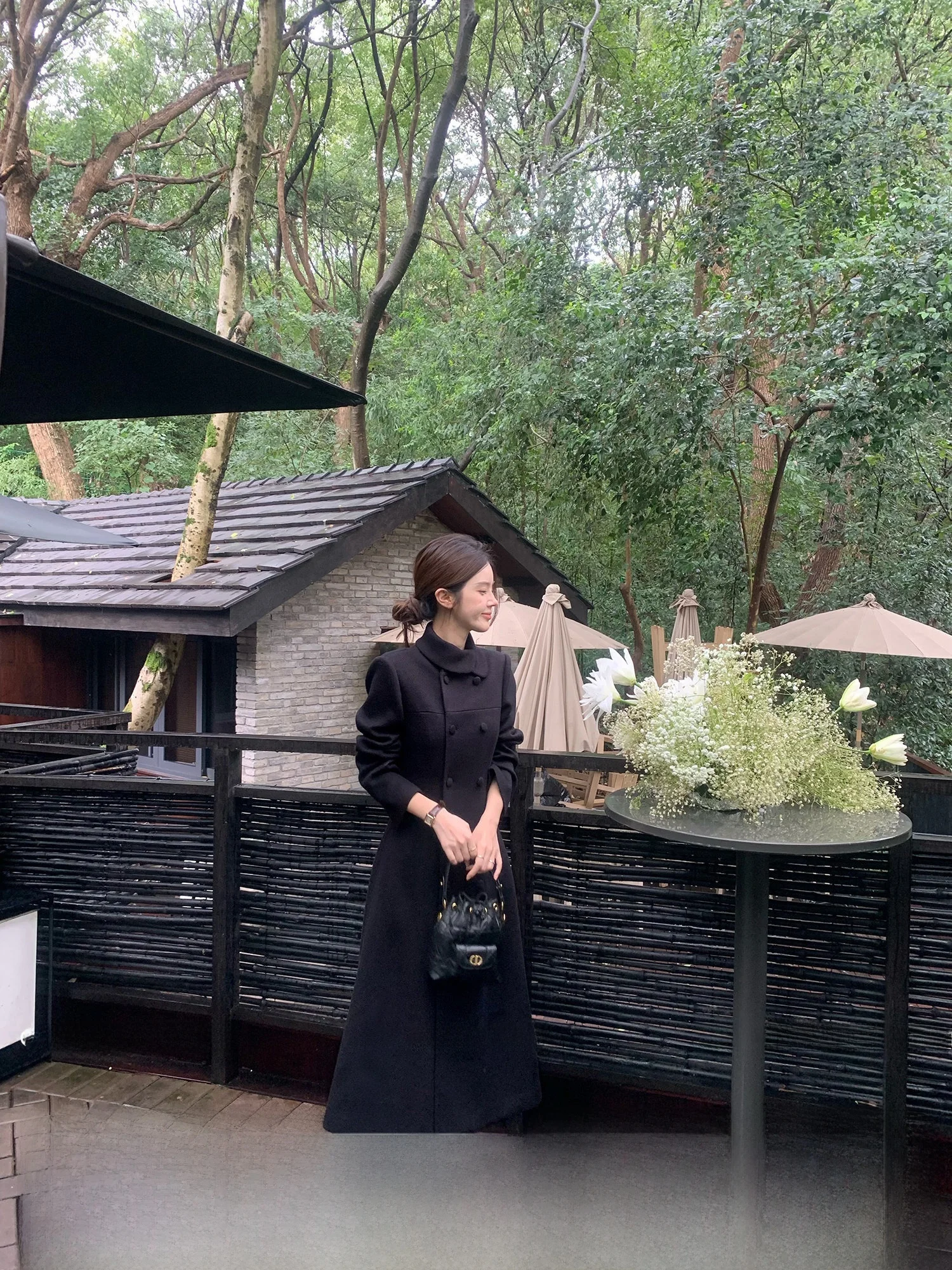 

Шерстяное пальто Audrey Korean Sle с отложным воротником, длинными рукавами, утепленное, зимнее, модная верхняя одежда для молодых женщин