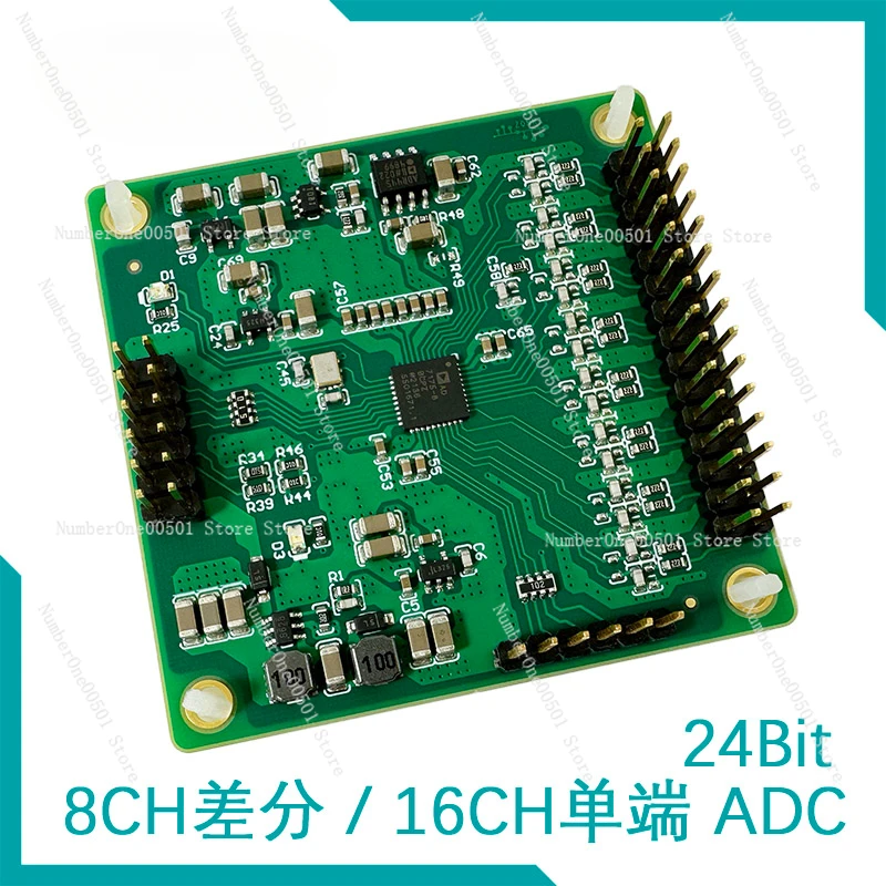 AD7175-8 24Bit 250Ksps 8-Channel Differential/16-Channel Single-Ended ADC Module ± 2.5V