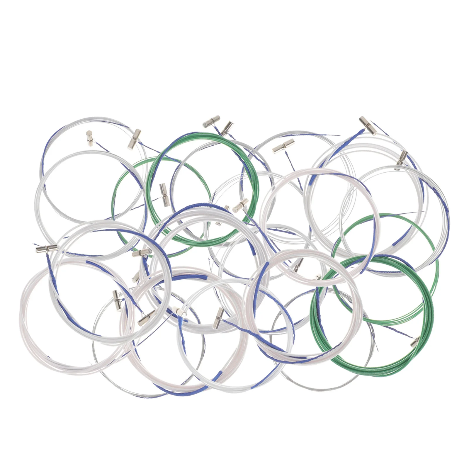 

21Pcs String for Guzheng Professional Acoustic Strings Kit with Excellent Texture Easy to Install Suitable for Zither Repair and