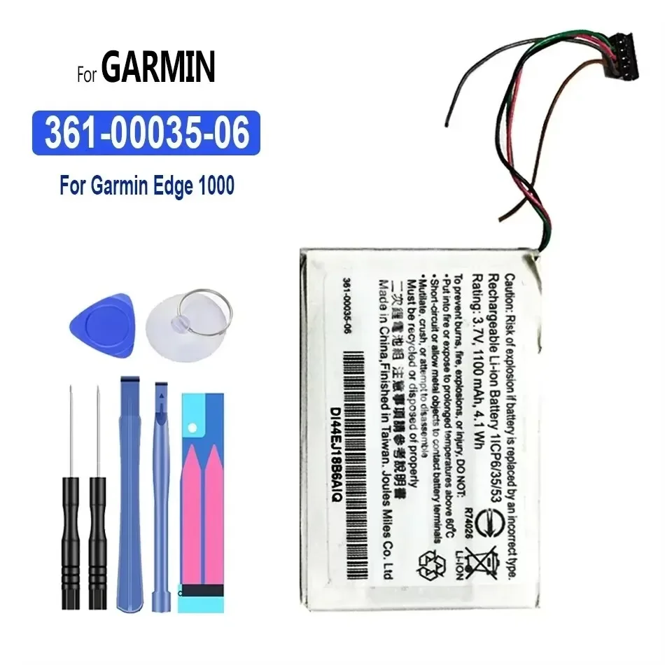 High Capacity Battery 1100mAh-1240mAh For GARMIN Edge 605 705 20 25 800 810 361-00035-00 EXPLORE 1000 Approach G8 batteries