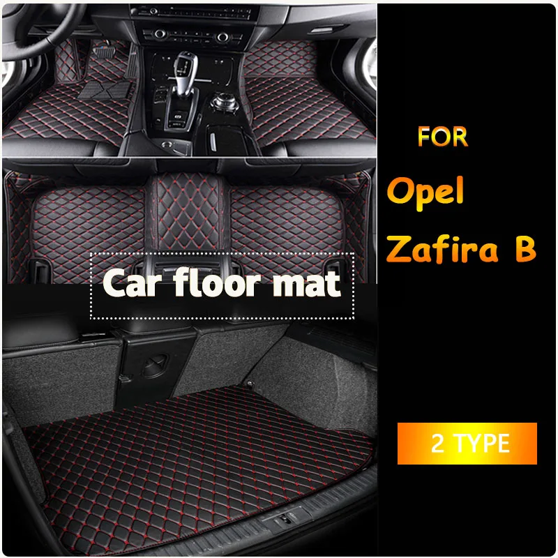 Car Mats For Opel Zafira B A05 2005~2014 7 Seater Car Floor Mat Accesorios Para Auto Tapis De Sol Car Mats Floor Car Accessories