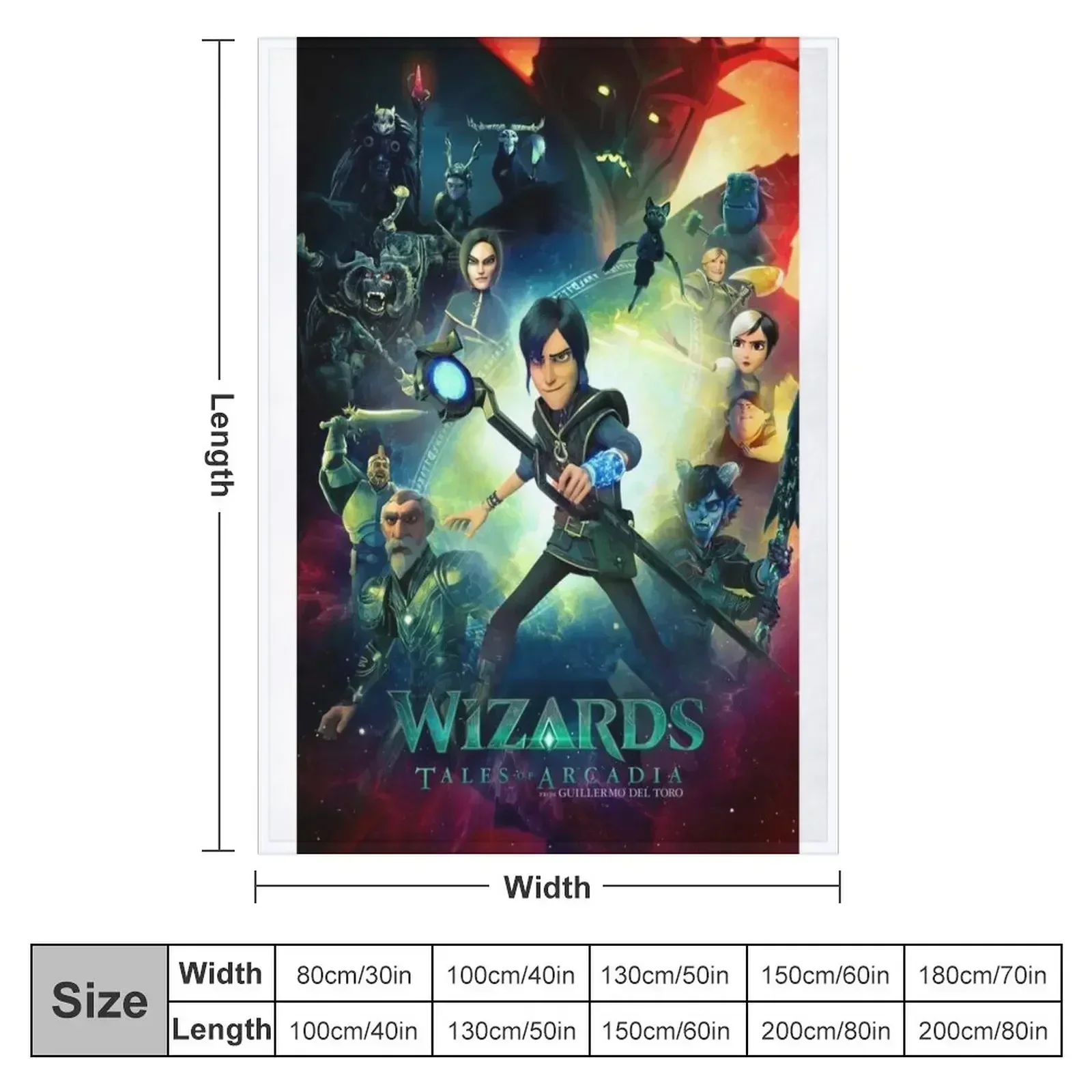 Wizards Tales of Arcadia Throw Blanket Furrys cosplay anime Blankets