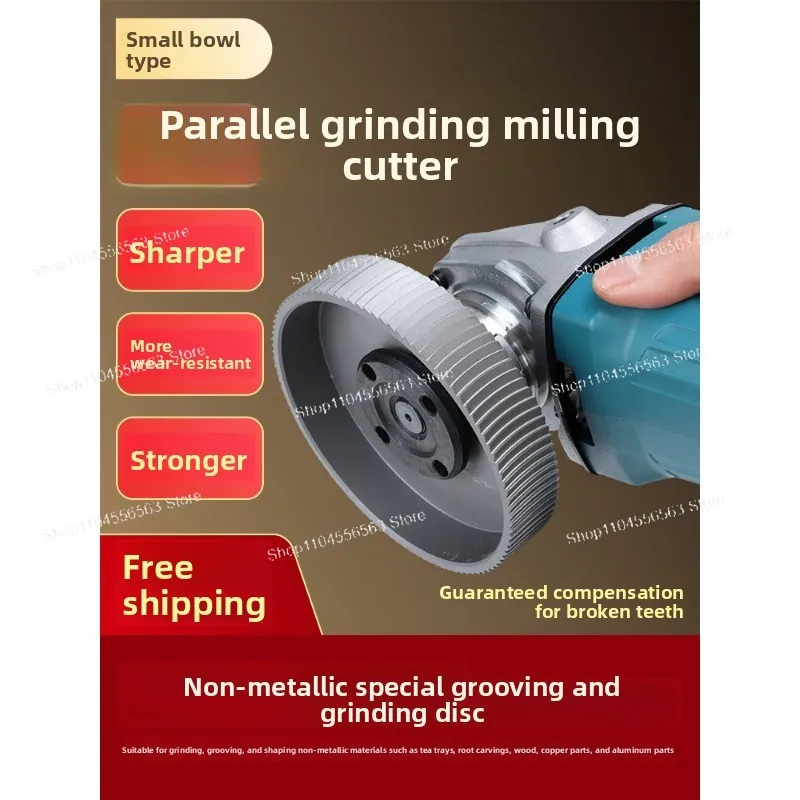 Thickened Wood Grinding Polishing Disc, Angle Grinder Wood Sanding Wheel for Wood Surface Smoothing, Woodworking Tool