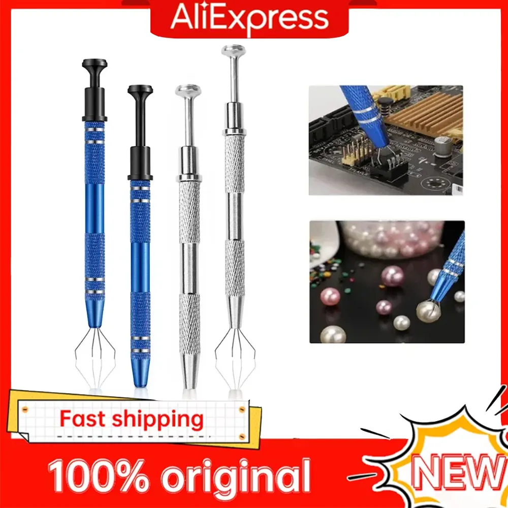 Extrator de chip ic de 4 garras, ferramenta removedora de peças de precisão, extrator de captação para componente eletrônico, ferramenta de reparo de porcas