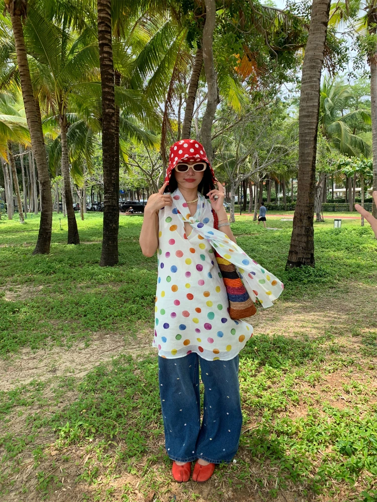 

Женские широкие джинсы с высокой талией, повседневные джинсы свободного кроя с вышивкой, универсальные варианты глубокого и светлого цвета на все сезоны