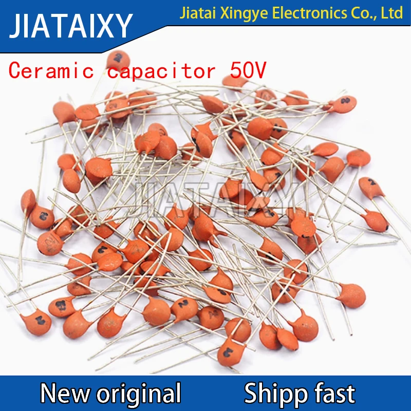 

100Pcs/Lot Ceramic capacitor 50V 1NF ~ 820PF 471 501 561 681 470PF 500PF 560PF 680PF