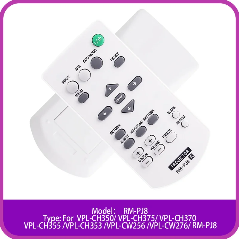 Remote Control RM-PJ8  Compatible for Sony  Projector  VPL-CH350/VPL-CH375/VPL-CH370/VPL-CH355**Controller accessories