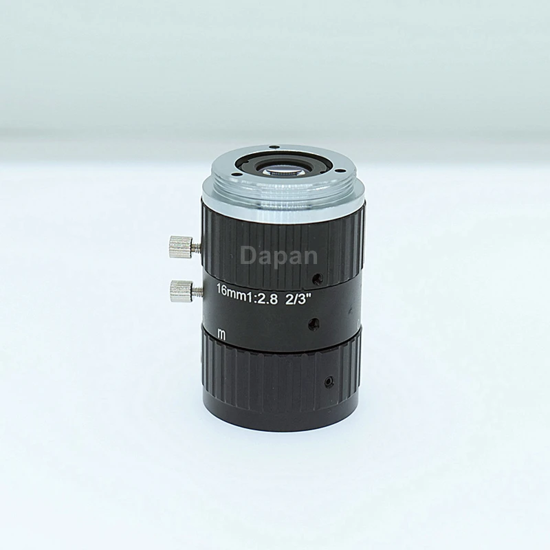 High-Resolution 16mm FA Lens – 10MP, 2/3" C-Mount, Fixed Focus, F2.8, Optimized for Low Distortion
