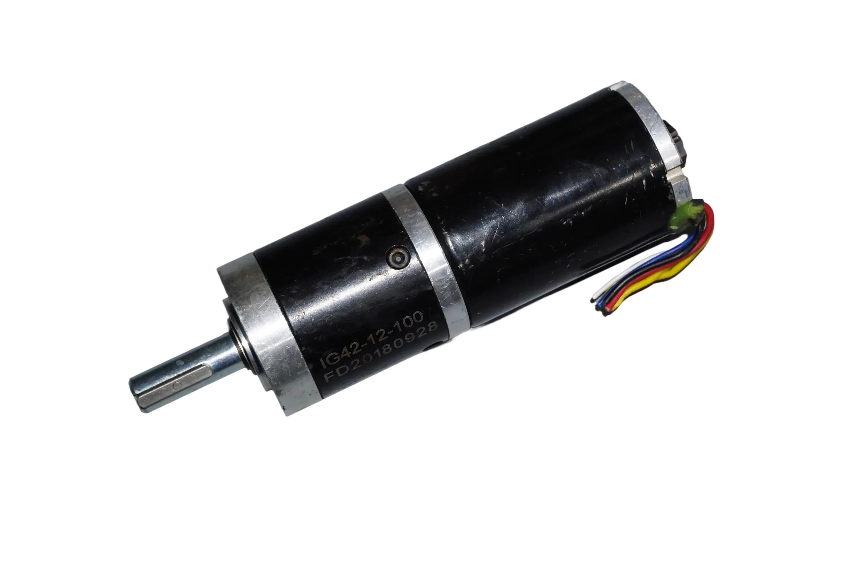 42mm 브러시리스 유성 기어 모터 12V 100RPM EM 브레이크, 풀 메탈 바디, 27:1 비율, 산업 자동화용 가역