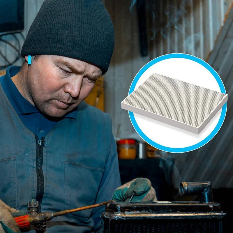 16 PCS Honeycomb Welding Block Ceramic Welding Plate Welding Block Panel Welding Making Kit Jeweler Fusioncasting Tools