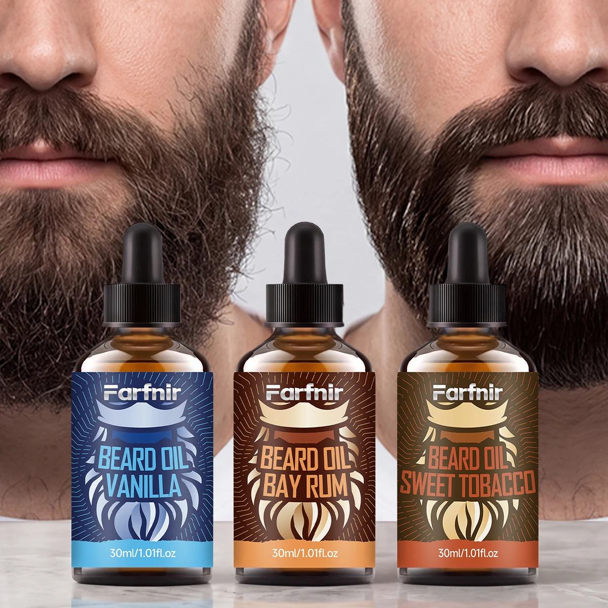 Smoothing 30ml Beard Oil - Nourishing Nails And Skin Hair Care Product for Men