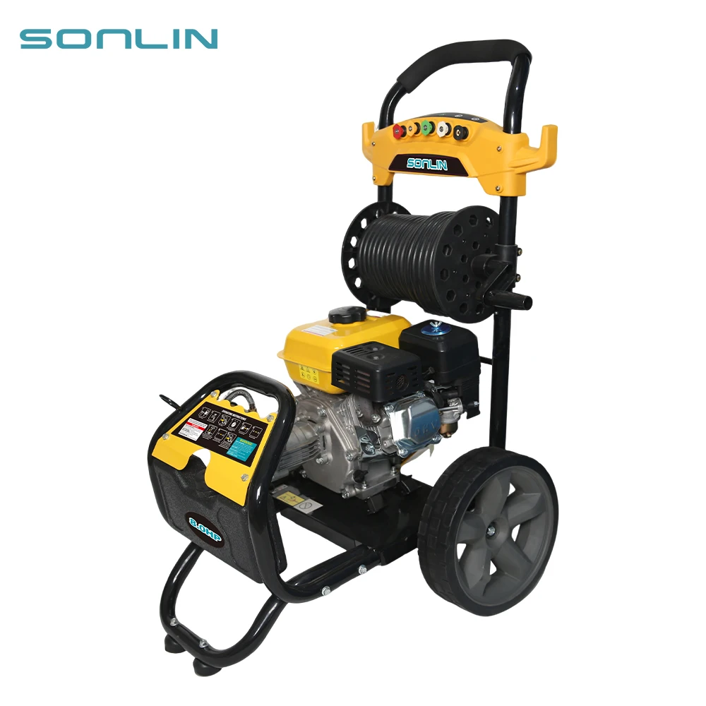 Portable Commercial Car Washing Machine 2500PSI 7HP Petrol Jet Cold Water Pressure Washer