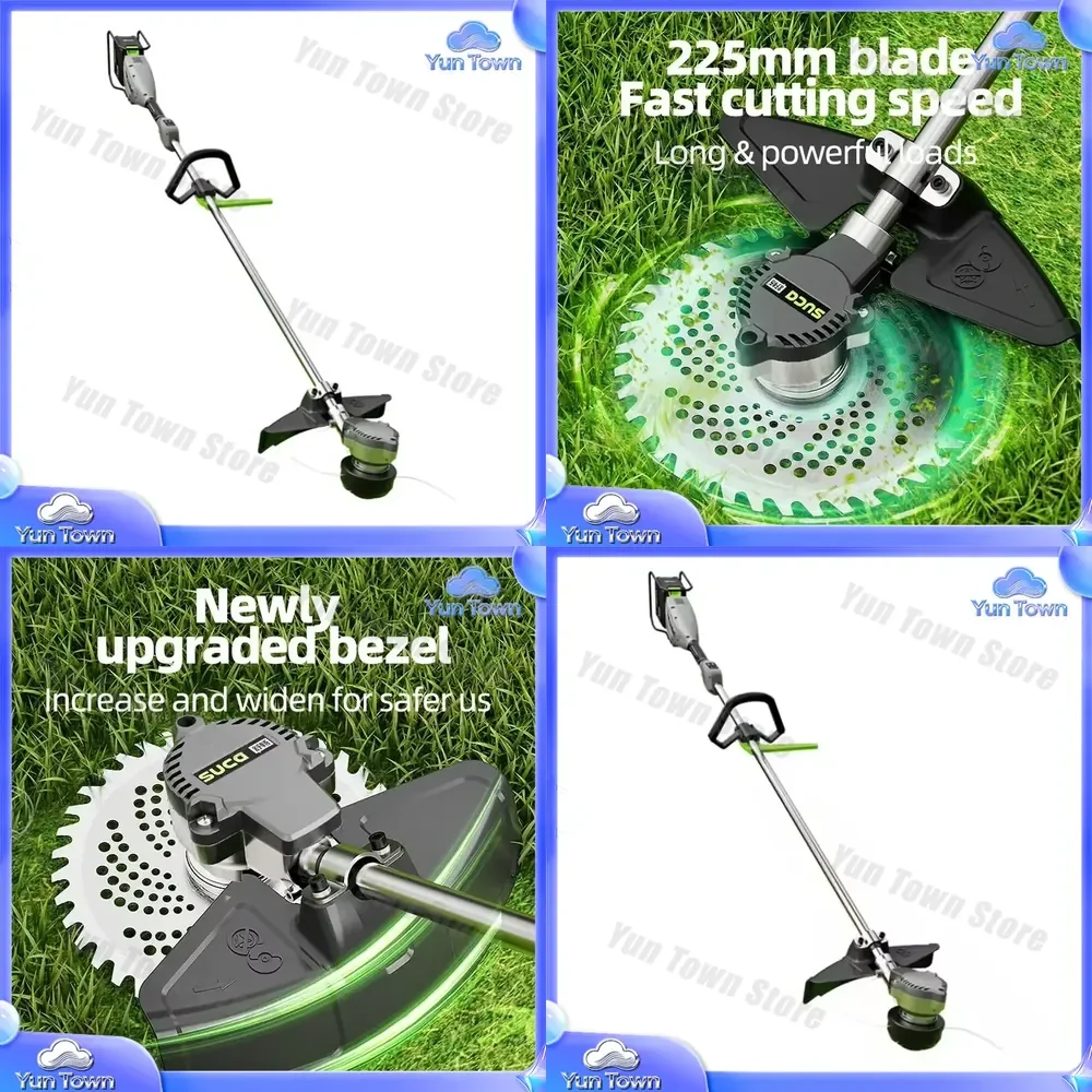 40V Cordless Weed Cutter for Electric Brush Cutter Lawn Edger Grass Trimmer String Trimmer for Garden Tools Outdoor Power