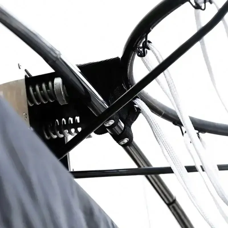 บาสเก็ตบอล Yard Guard Defensive Net System Rebounder พร้อมตาข่ายแบบพับได้และแขนเข้ากับเสา