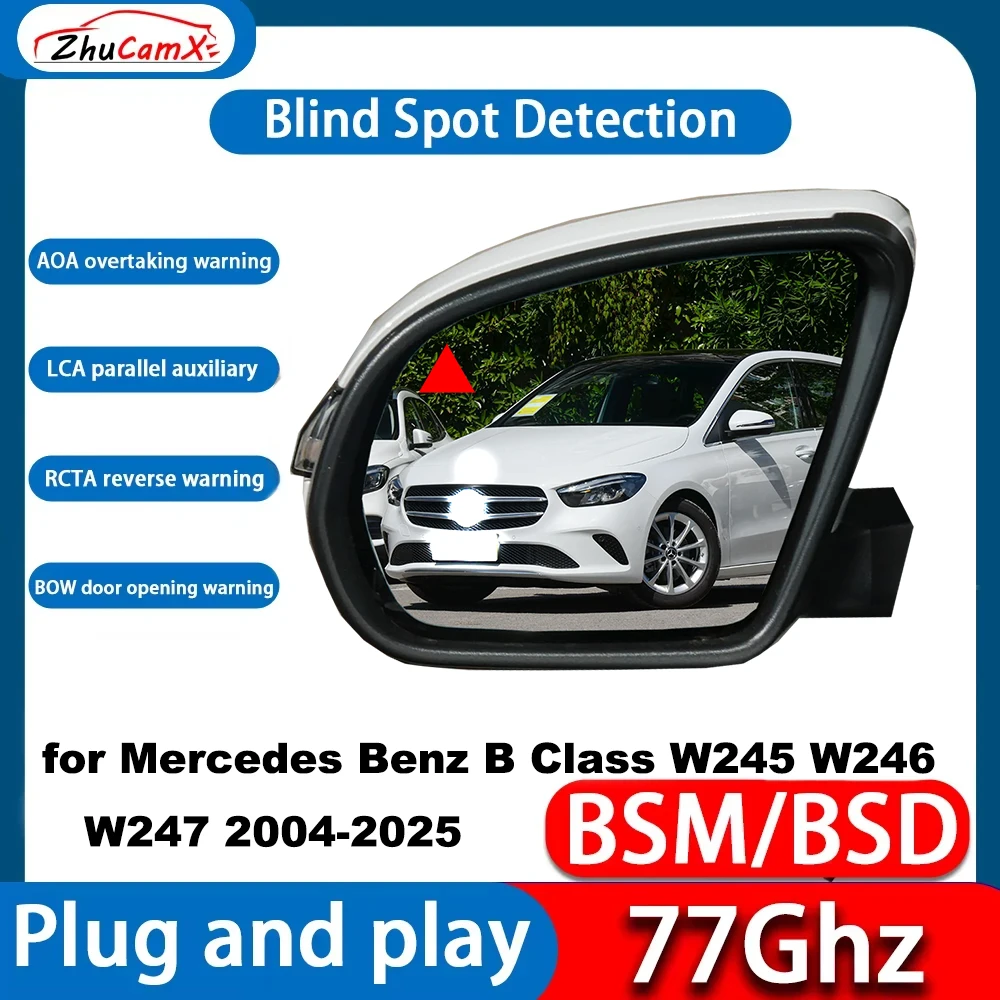 for Mercedes Benz B Class W245 W246 W247 2004-2025 Active Blind Spot Assist Detection Monitoring Information System Plug & Play