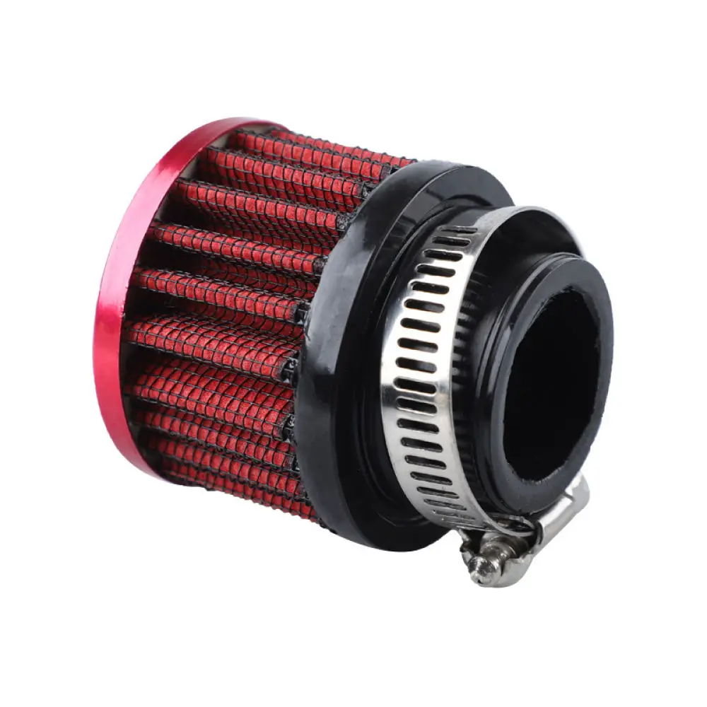 25mm Universal Car Air Intake Filter High Flow Mushroom Head Modified Secondary Air Intake Breather Vent Filter Cleaner