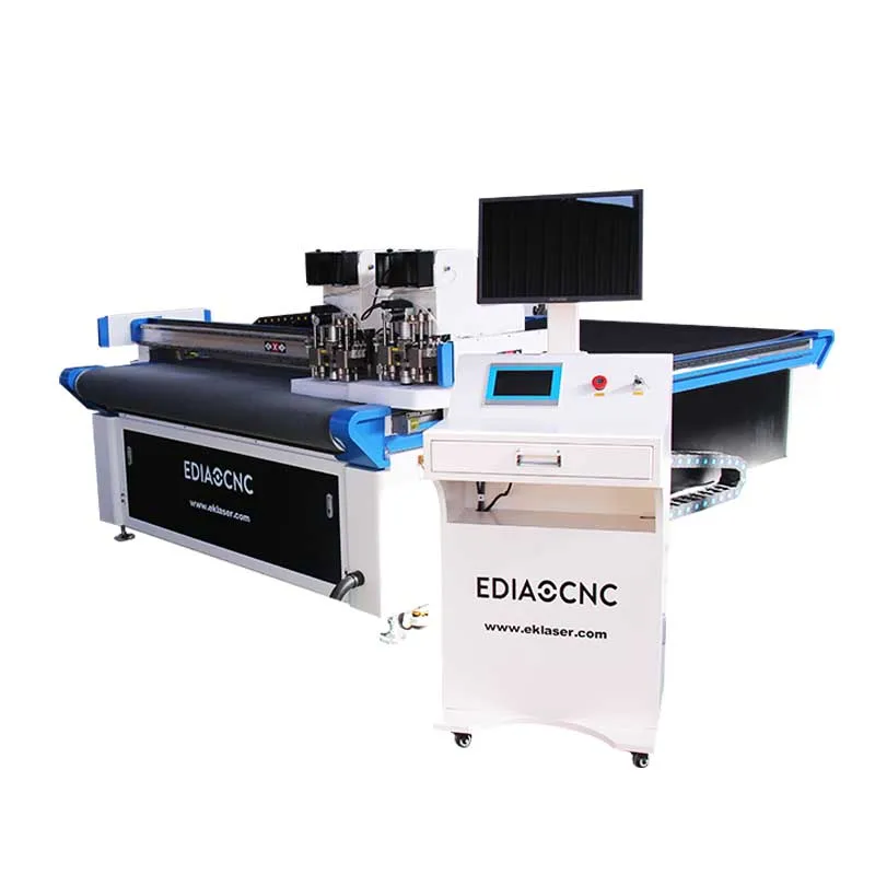 Textile Polyester CNC Oscillating Knife Multi Layers Fully Automatic Cutting Machine