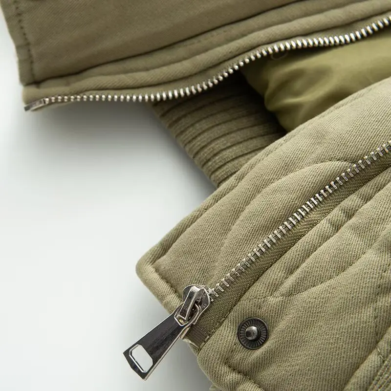 

Faionable Loose Pilot Jaet, хлопковая одежда, женская осенняя новая верхняя одежда из полиэстера во французском стиле JNLEAOG