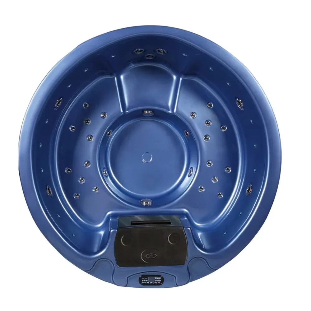 

Luxury Big Size Round Shape Bathtub Outdoor SPA Hot Tub Hydro Massage Bath 4 Person Air Jet Whirlpool Above Ground Pools