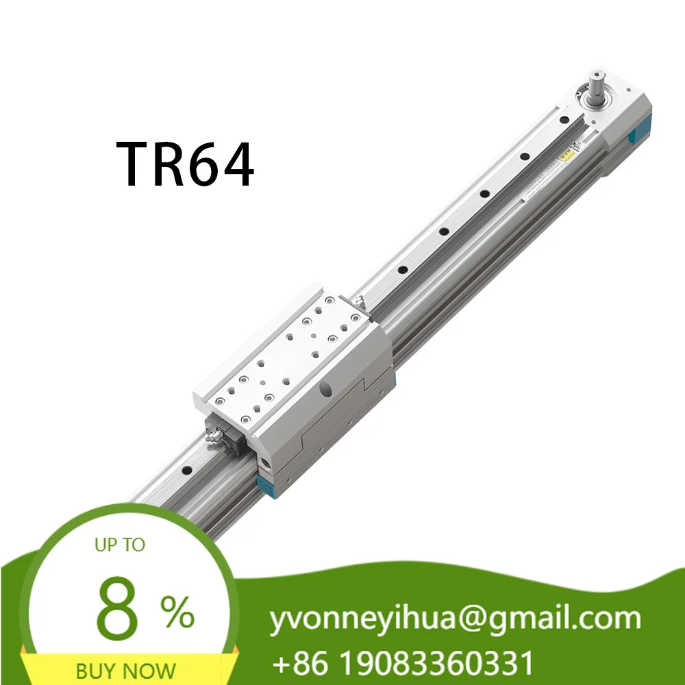 TR64 100mm Linear Belt Module With Load About 35kg Stroke 6m For Top Speed 2m/s High Precision Linear Actuator