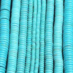 50/30/15/10/5pcs 6/8/12/14/16mm Green Natural Turquoise Flat Round Shape Beads Stone Spacer Beads Diy Necklaces Accessories