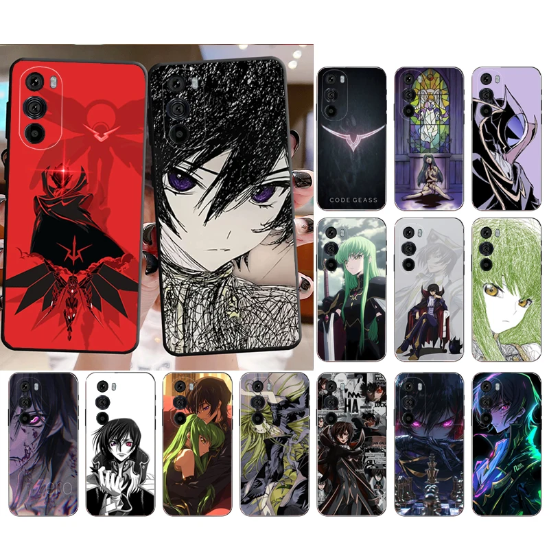 Funda de teléfono para Motorola Edge 60 50 40 Pro 60 50 40 30 Ultra Neo Fusion Moto G Stylus G Code Geass cc lelouch