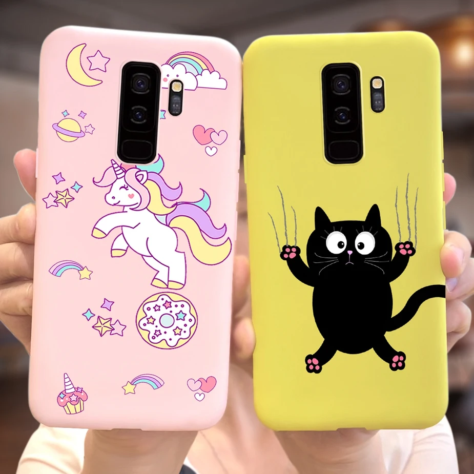 For Sansung Galaxy S9 Plus Case Lovely Animals Cartoon Cover Soft Silicone Phone Case For Samsung S9 S 9 GalaxyS9 S9+ Coque Capa