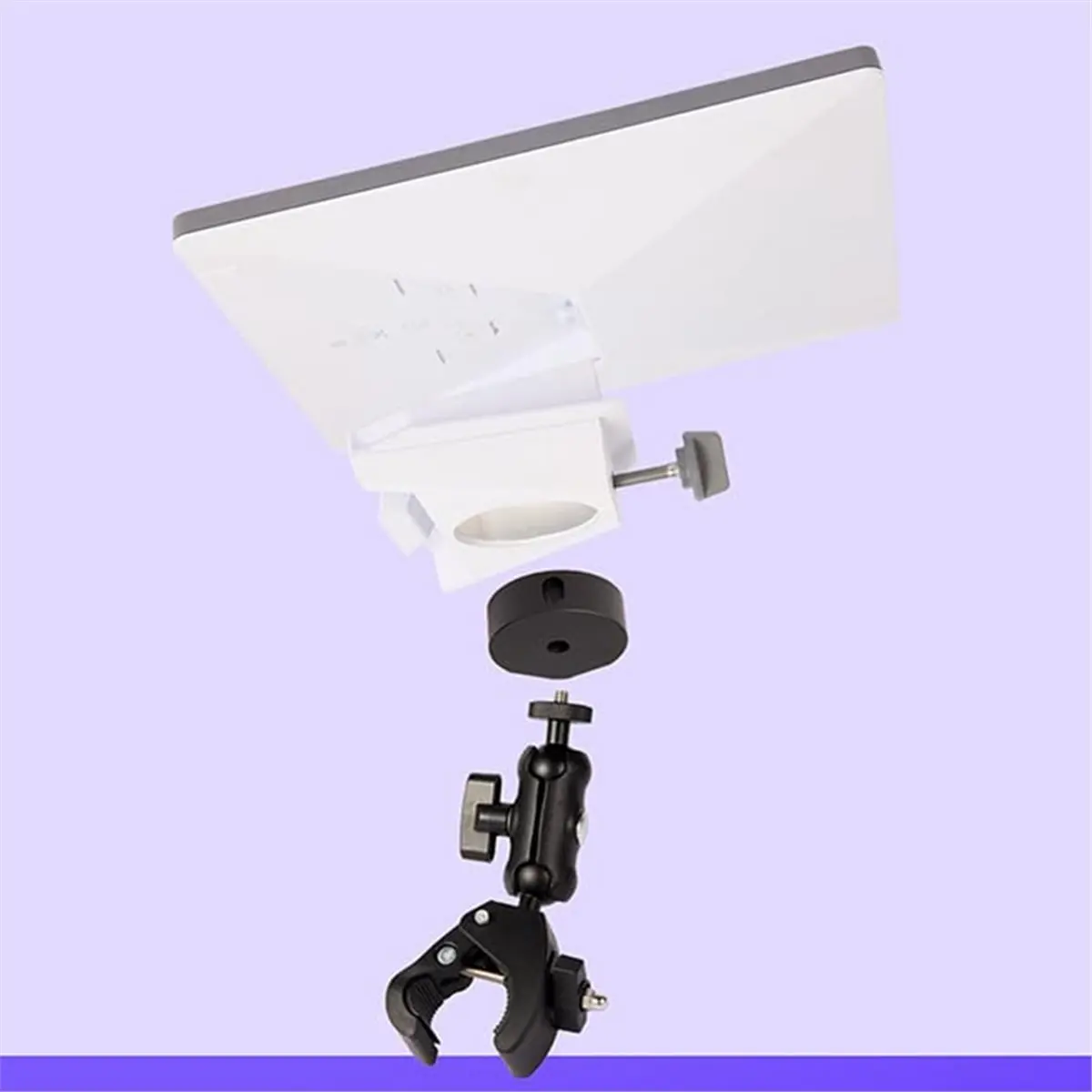 스타링크 미니 마운트 RV 사다리 폴 마운트 조절식 클립 (자동차, RV, 사다리 및 기타 용)