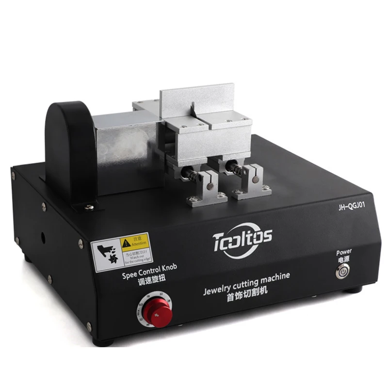 Multifunctional Jewelry Cutting Machine, Desktop Adjustable Gold Silver Tube Cutter for Metal Small Craft Tool