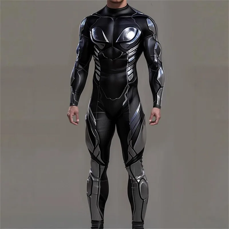 

New Halloween Adult Costume Cool Party Performance Suit 3D Anime Jumpsuit Cosplay One-Piece Stage Performance Women's Wear
