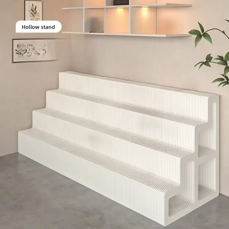 Booth Display Stand Ladder Multi-layer Display Shelf Display Shelf Products, Shelves Commercial Shelves Showcases