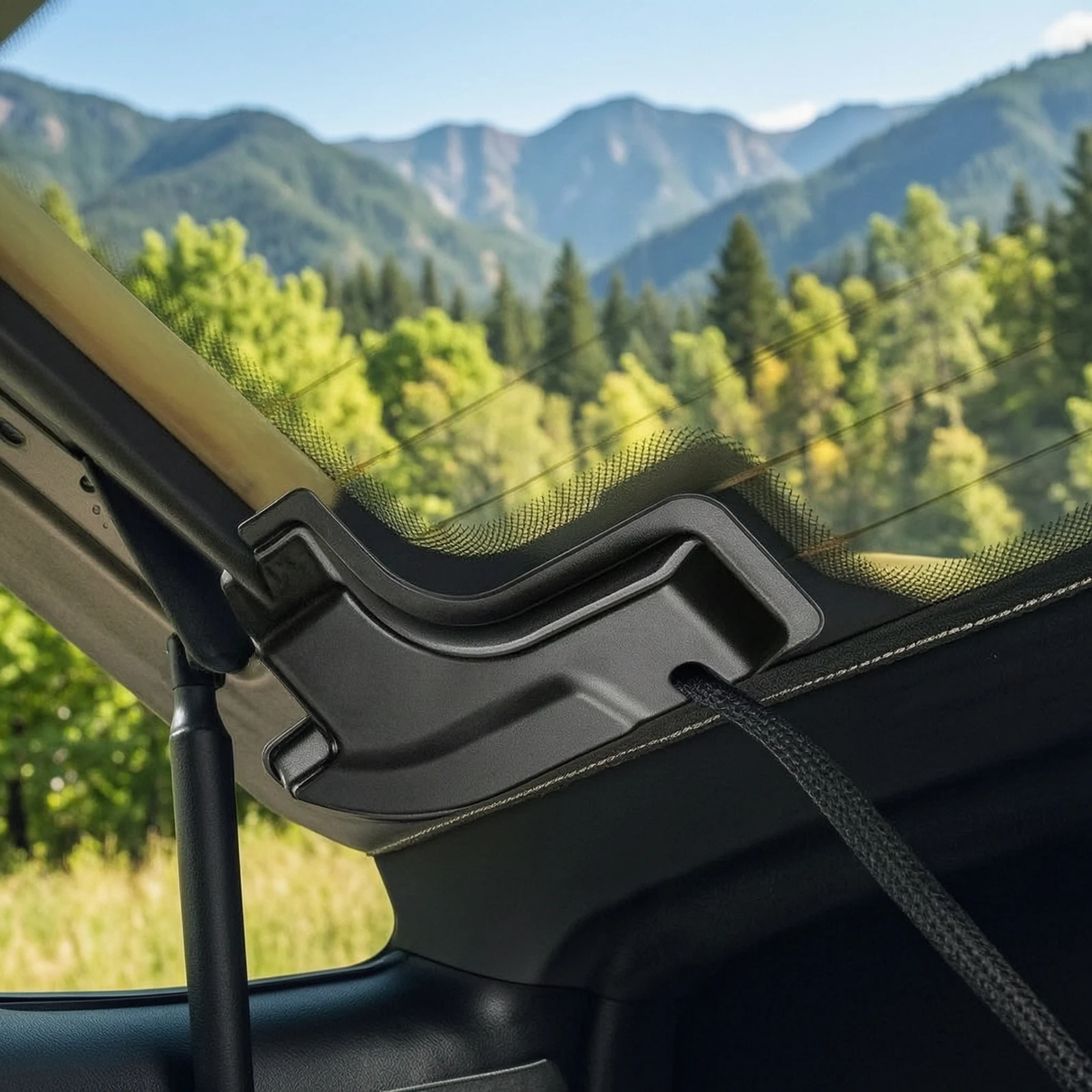 Rear Window Cable Cover Molded Defroster Wire Cover Trim Piece Long-Lasting Long-Lasting for Car Owners