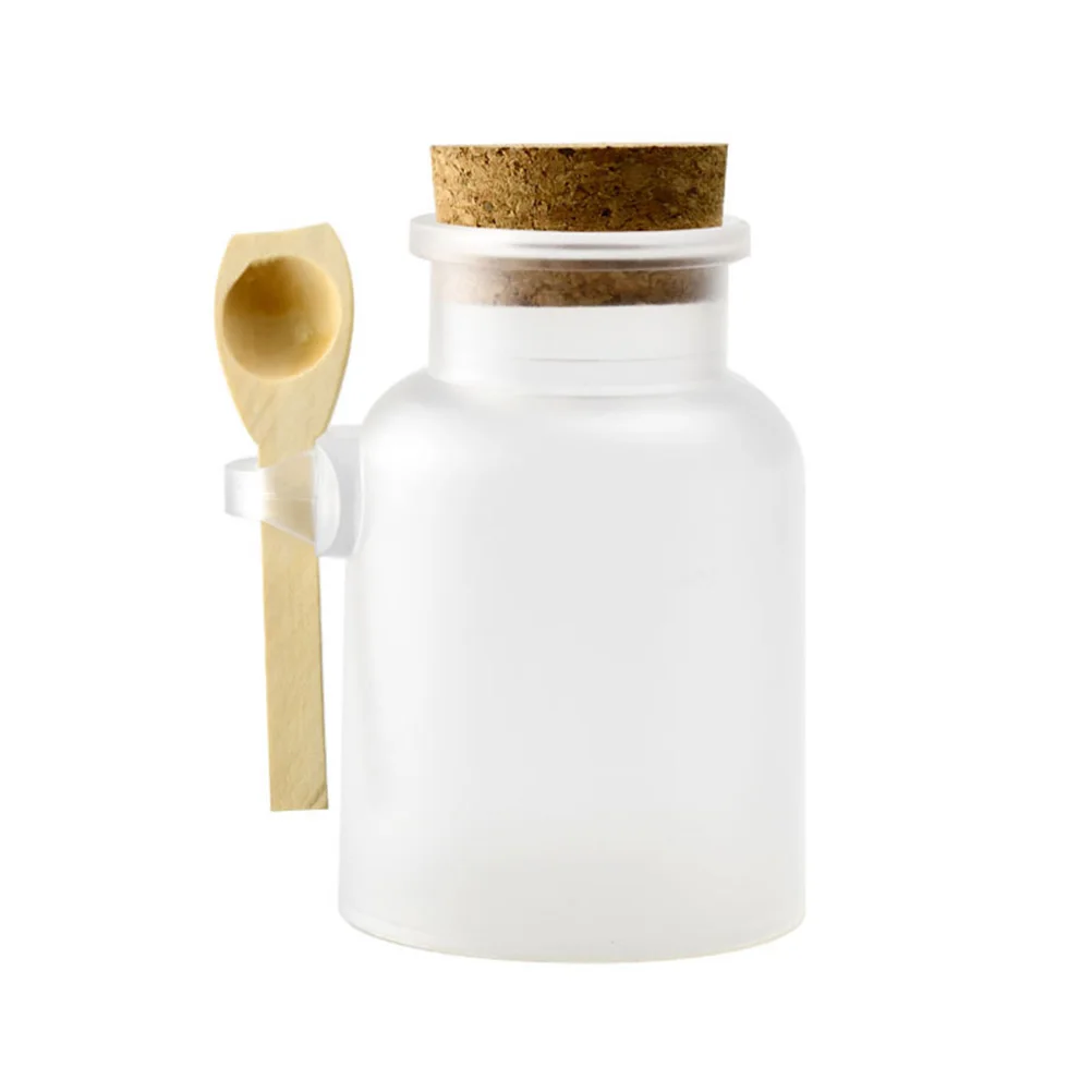 

3pcs Bath Salt Shaker Set 100ml 200ml 300ml Refillable Container Cork Jars Food Powder Holder Spice Nut Storage DIY Cosmetics