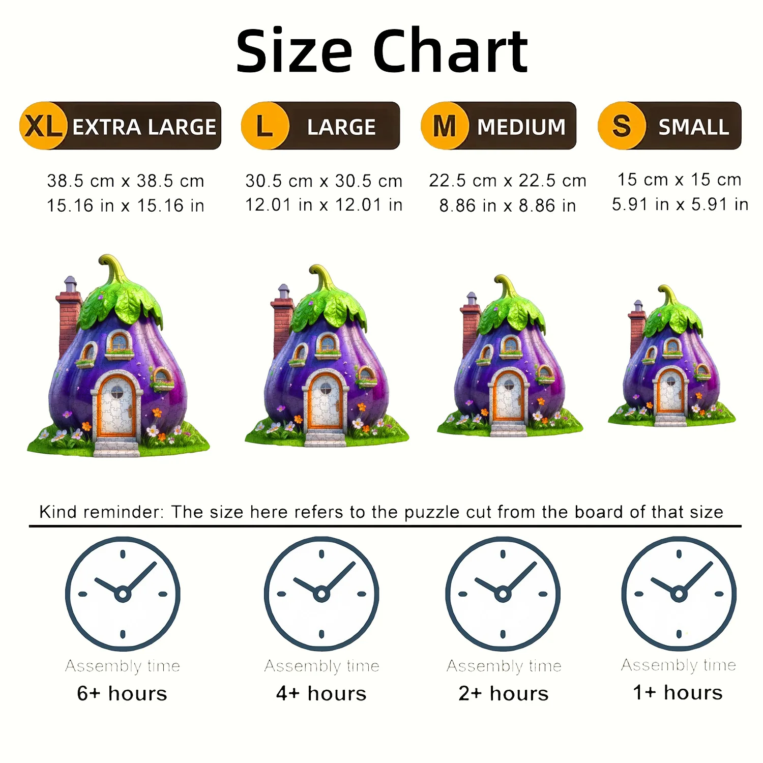 Creative Wooden Puzzles Unique Irregular Shapes Creative Handmade Decorations Holiday Gifts Family Games