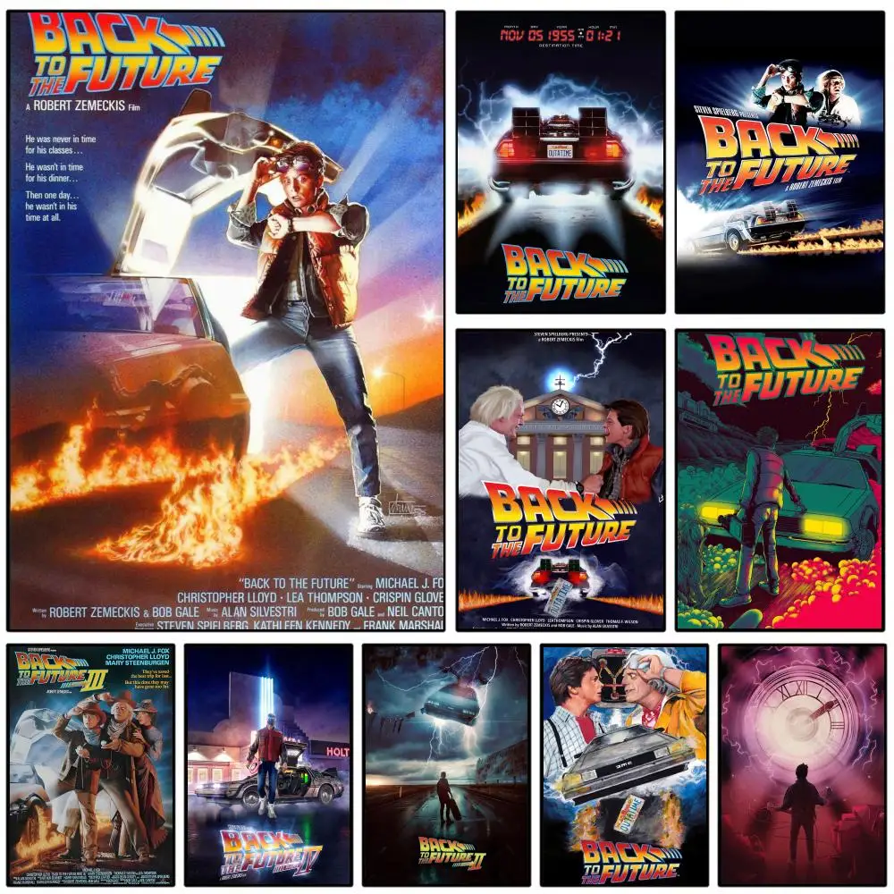 Back To The F-Future ANIME Poster Self-adhesive Art Waterproof Paper Sticker Coffee House Wall Decor