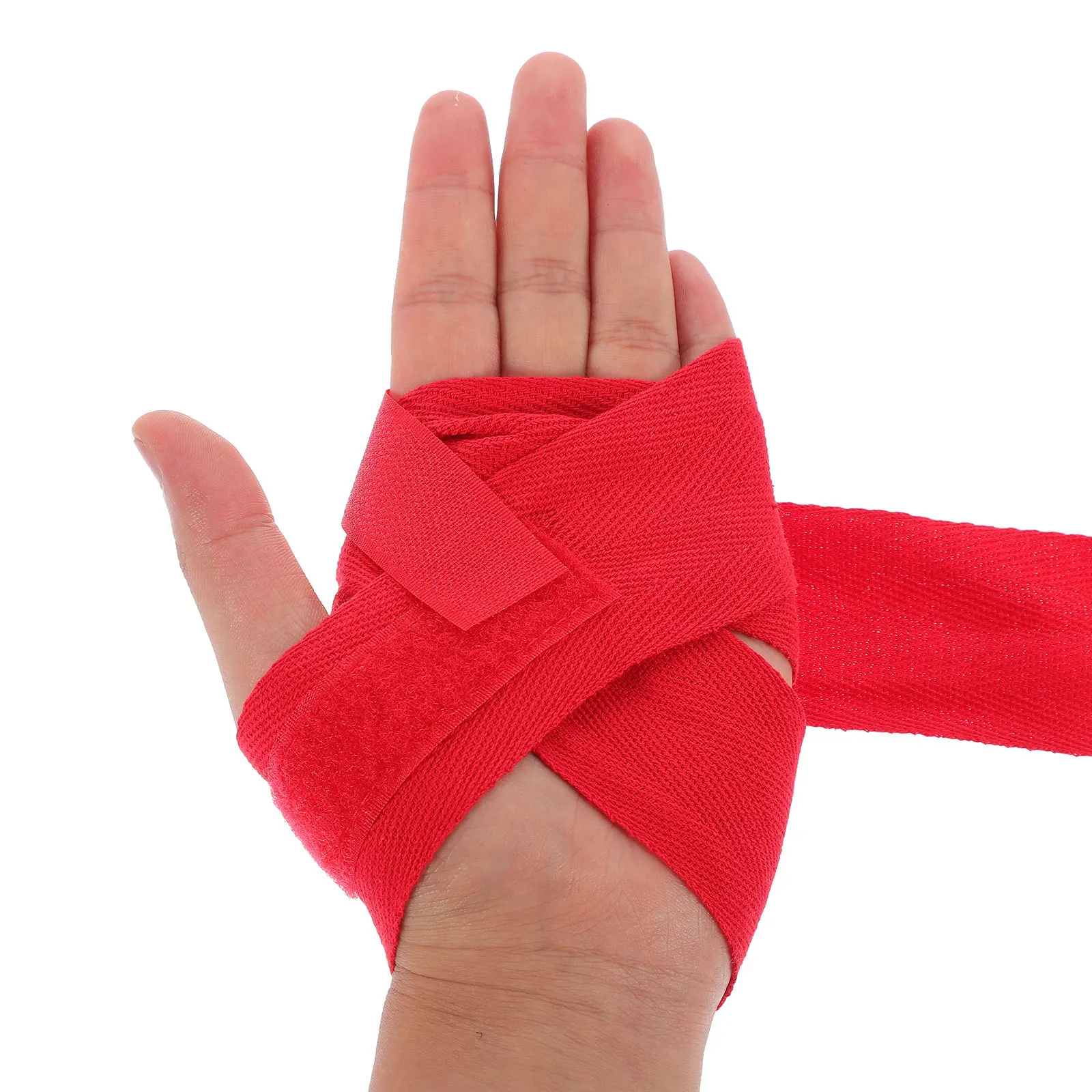 

2 Rolls Professional Boxing Wraps Hand Wrapping Bandages Secure Fit Wrist Guard Strap for Training Sparring Gym Martial Arts Use