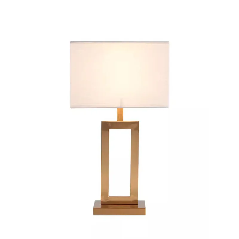 Simple and creative three-color dimming LED bedroom bedside lamp study living room