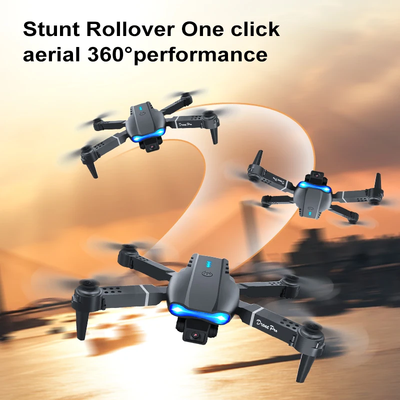 Aerial Drone Dual Lens Switch Gesture Photography Beauty Filter 110° Wide Angle Trajectory Flight APP Control Foldable FPV Drone - view 7