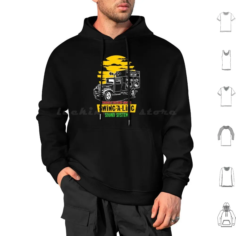 The Sound System Truck From Kingston Jamaica Hoodies Long Sleeve Skinhead Skinhead Reggae Skinhead Pride Skinhead Girl