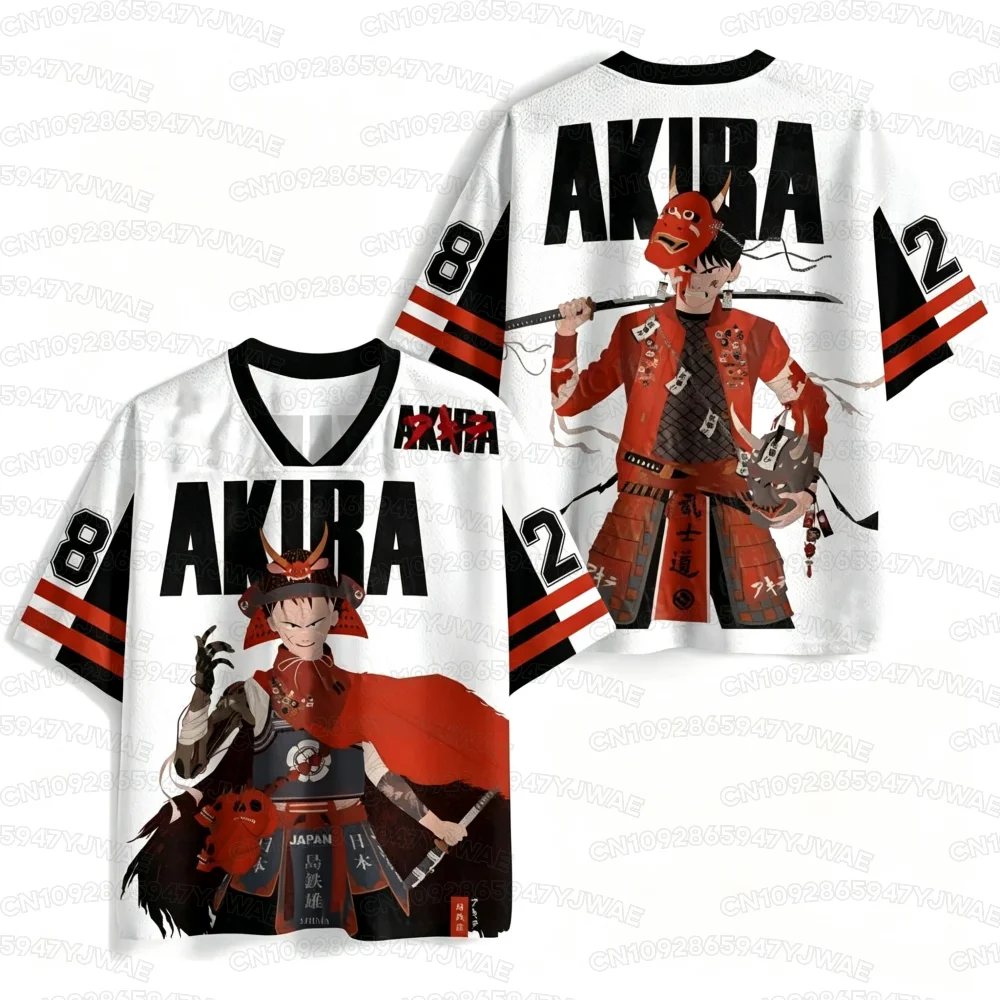 2026 Sommer Herren- und Damenmode Neues Akira 3D-Druck Outdoor-Sport-Fitness-T-Shirt Streetwear Übergrößen-T-Shirt – Detail 4