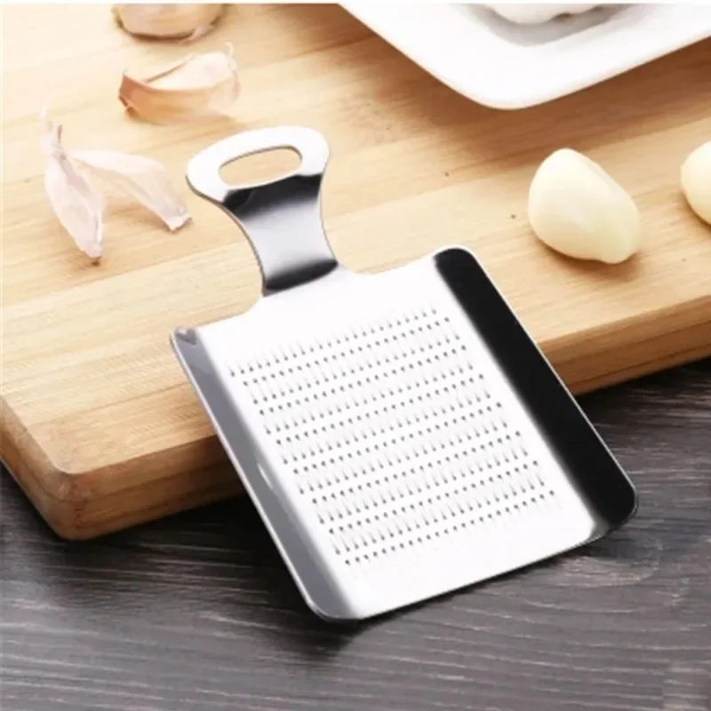 Ginger Grater Wasabi Grater Crusher Stainless Steel Garlic Grinder Kitchen Fruit Root Vegetables Ginger Grinding Tool