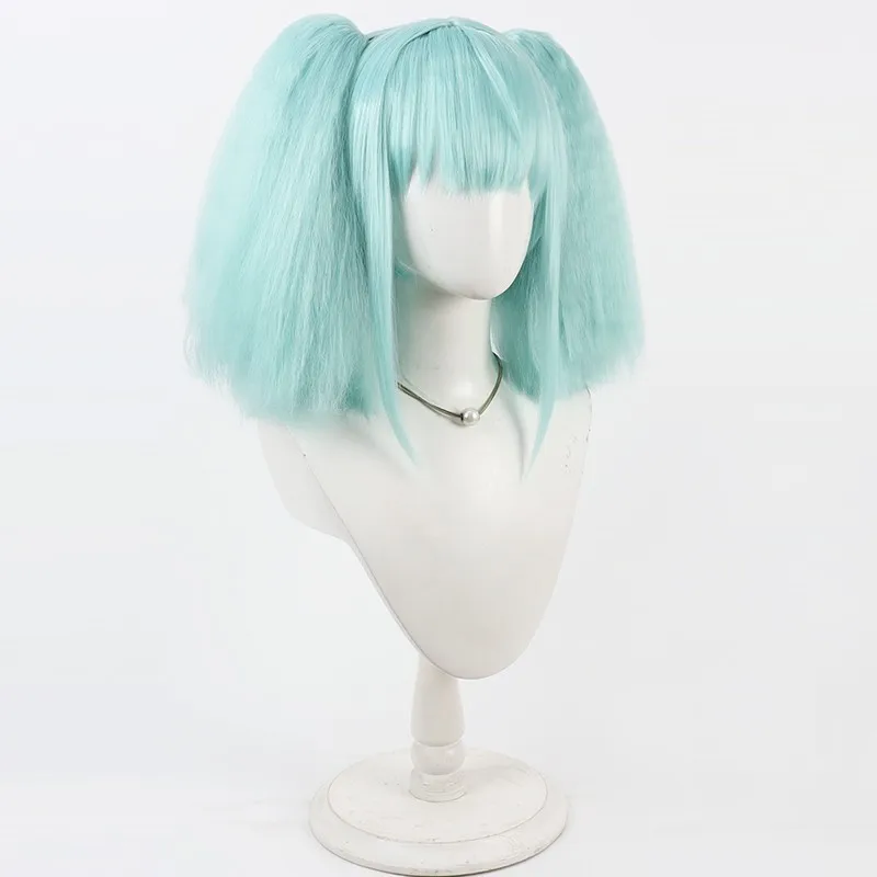 لعبة مصير الطلب الكبير يرقة تيامات كوس شعر مستعار تأثيري هالوين كرنفال حفلة الدعامة الشعر الاصطناعية ألياف مقاومة للحرارة + غطاء شعر مستعار