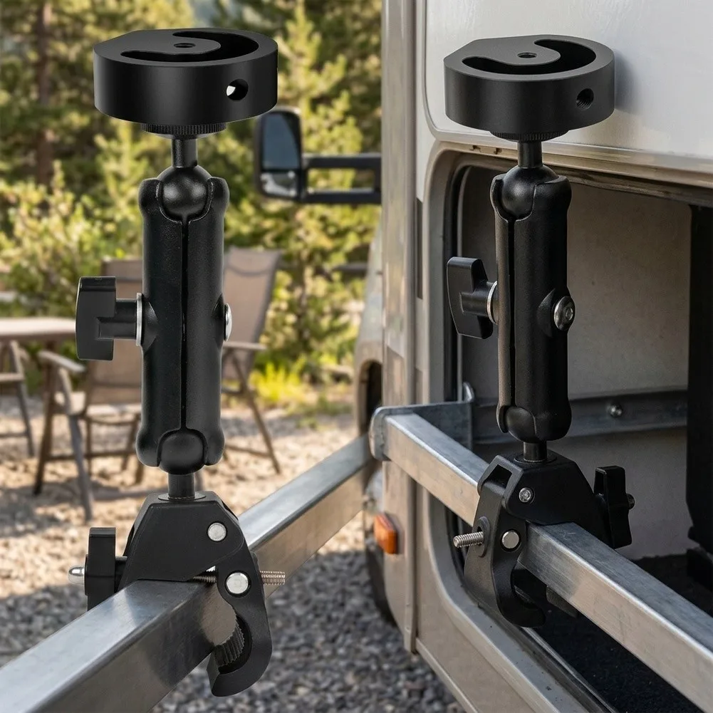 Aluminum Alloy Bracket for Starlink For Mini Featuring 1/4-20 Thread and Pipe Adapter Compatible with Yacht Ladder Rail Use