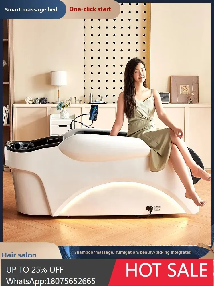 

LYN massage shampoo bed barber shop full lie head treatment water circulation flush bed hair salon special