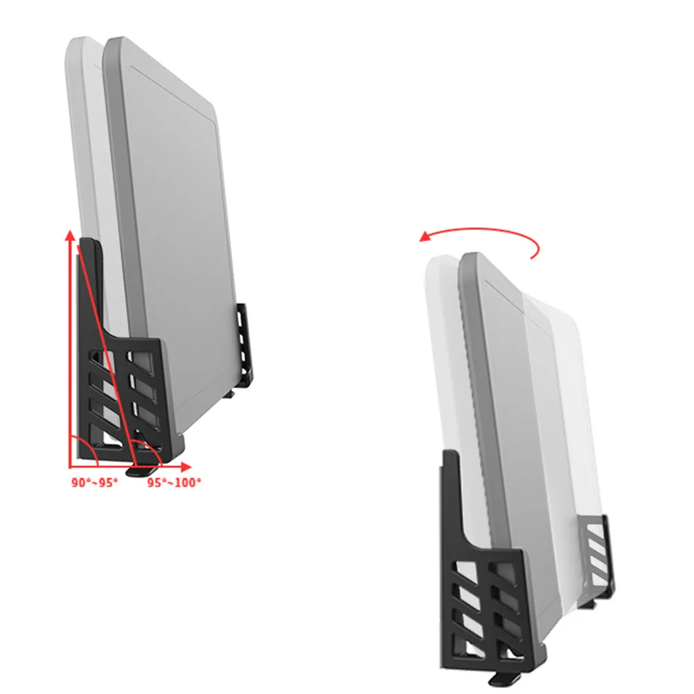 1Pcs Double-slot Phone Bracket Holder Wall Mounted Phone Holder For Office Worker Adjustable Angle Hanging Mobile