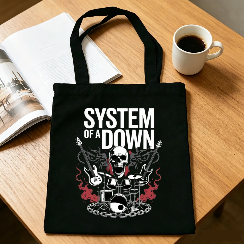 System of a Down tote bag torba na zakupy sac cabas grocery shopper femme