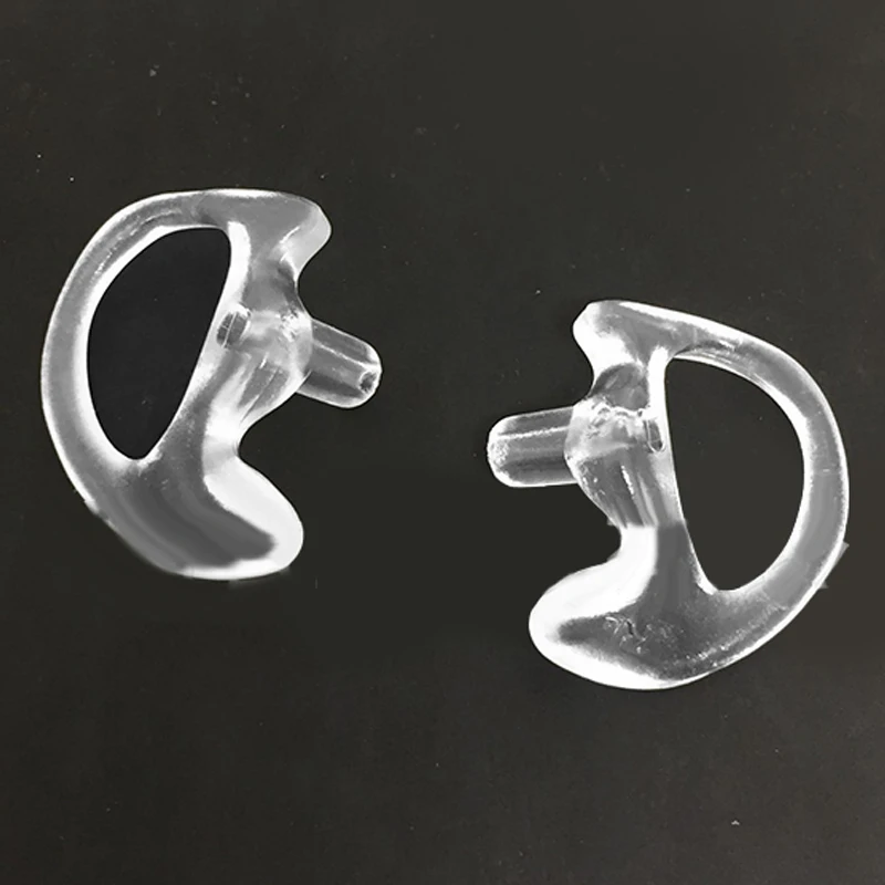 Stampi per radio in-ear Sostituzione del tubo della bobina acustica in silicone morbido per dispositivi audio a 2 vie