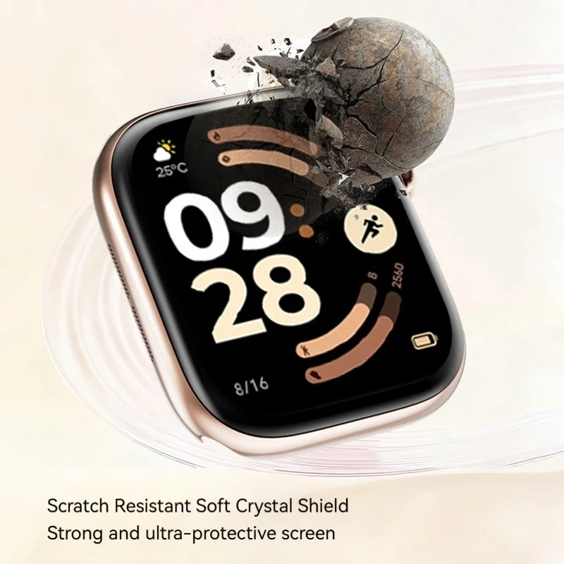 واقي شاشة لساعة Redmi Watch 6 طبقة هيدروجيل مضادة للخدش، طبقة حماية ناعمة شفافة عالية الدقة لملحقات Redmi6 #2