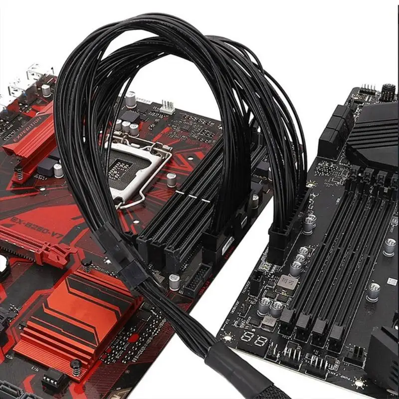 Cavo sdoppiatore alimentazione compatto F3MA da 24 pin per collegamento più schede madri nei PC